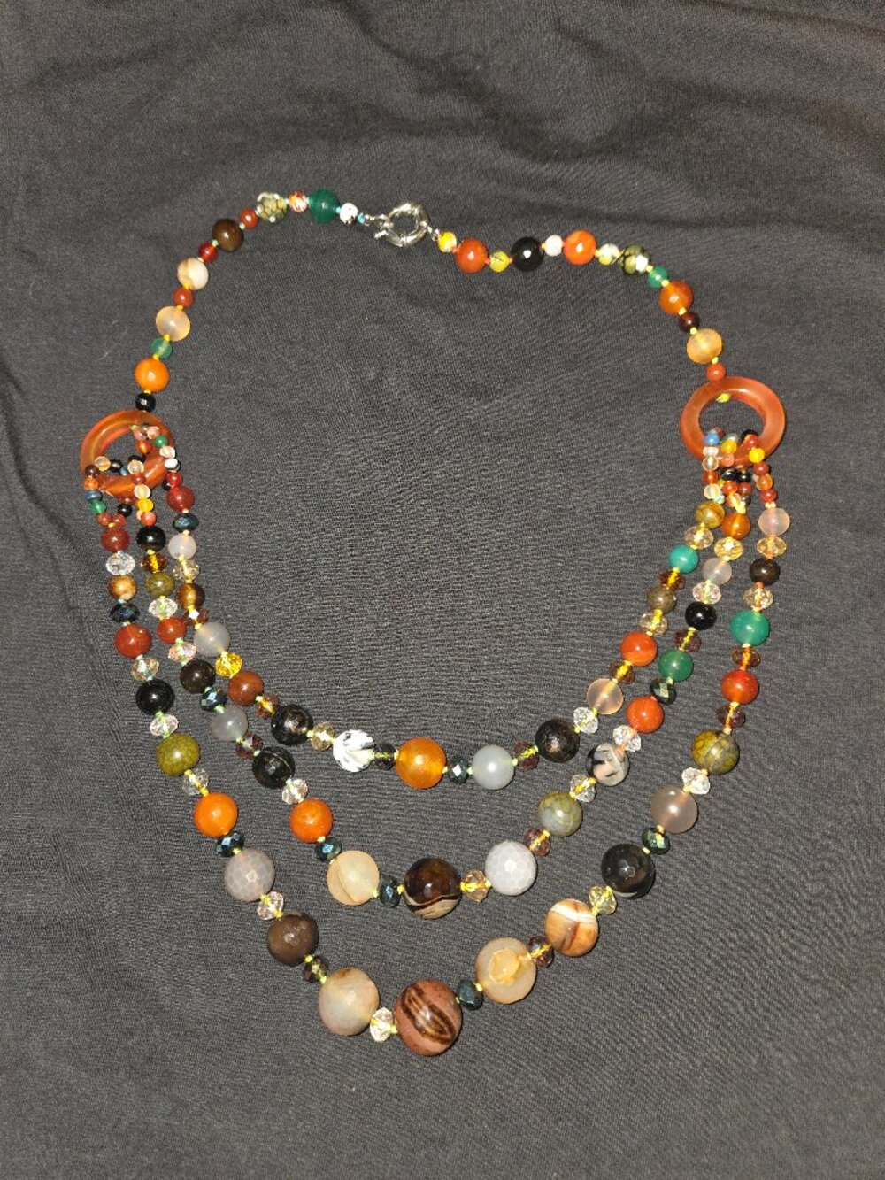 Semi-precious gemstone necklace 2